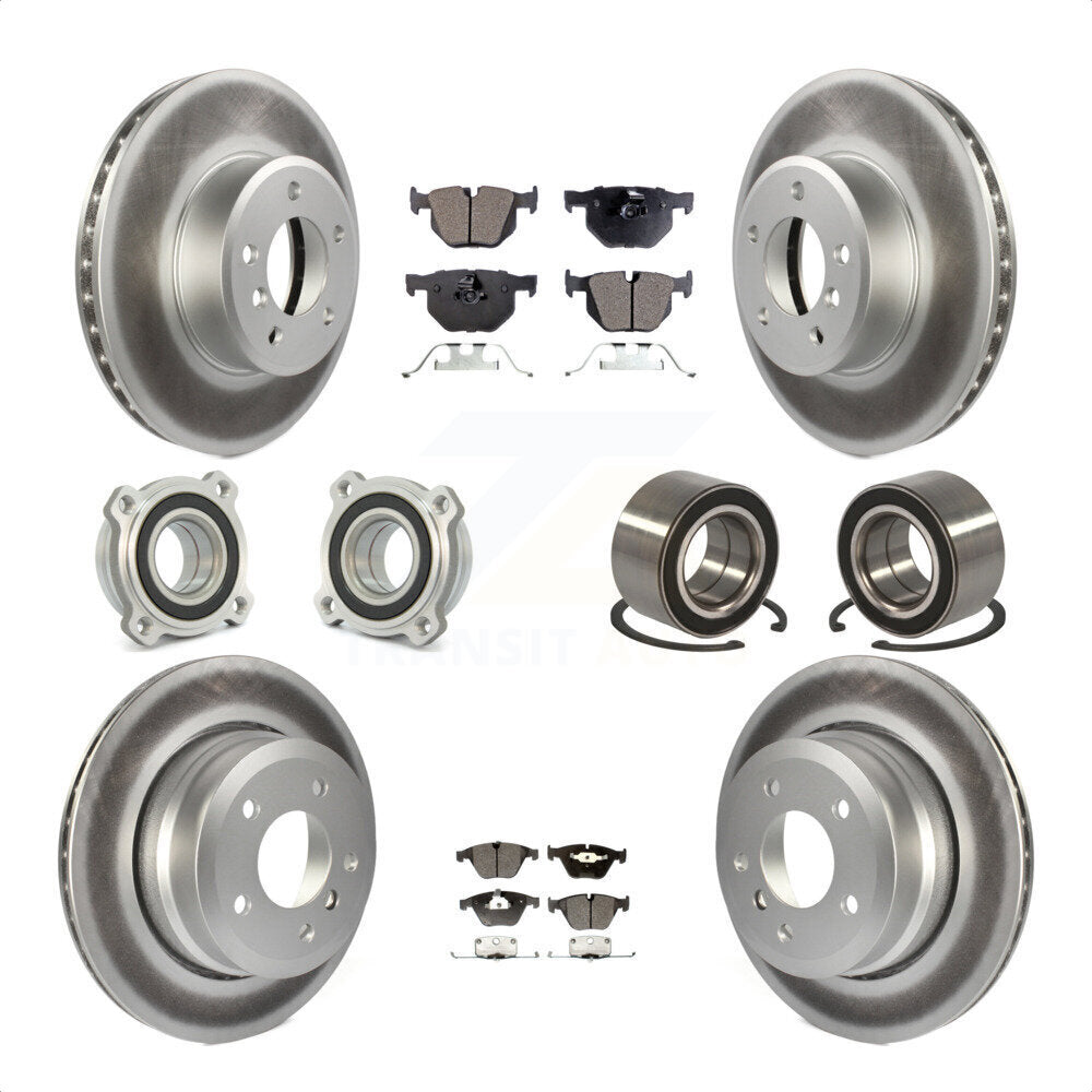 [Avant + Arrière] Kit de Roulement de roue pour BMW 535xi 535i xDrive 525xi KBB-107666 par Transit Auto