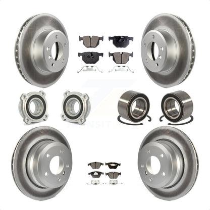 [Avant + Arrière] Kit de Roulement de roue pour BMW 535xi 535i xDrive 525xi KBB-107666 par Transit Auto