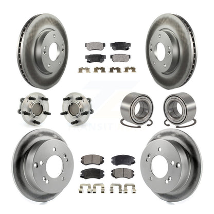 [Avant + Arrière] Kit de Roulement de roue pour Hyundai Sonata Kia Optima Magentis KBB-107678