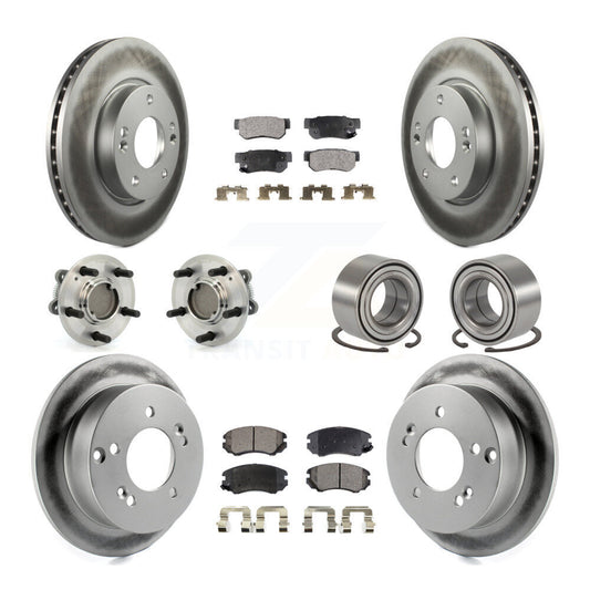 [Avant + Arrière] Kit de Roulement de roue pour Hyundai Sonata Kia Optima Magentis KBB-107678