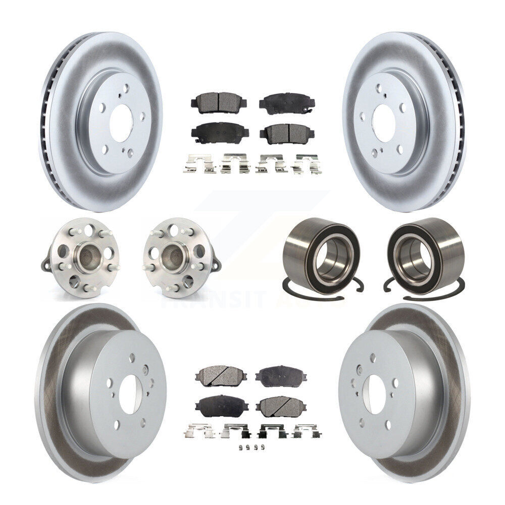 [Avant + Arrière] Kit de Roulement de roue pour 2004-2010 Toyota Sienna FWD KBB-107688