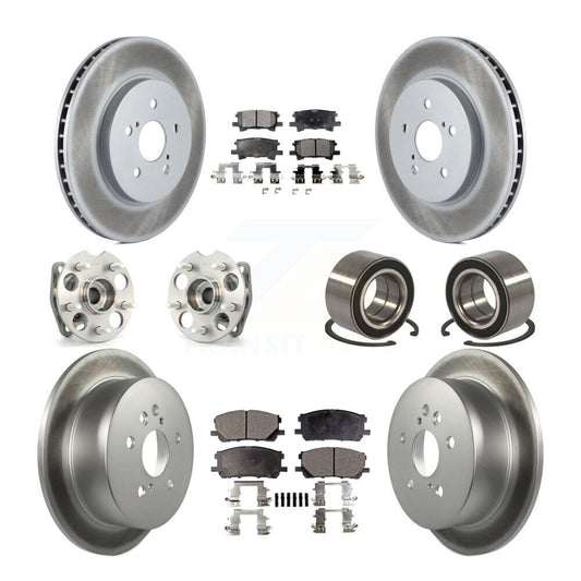 [Avant + Arrière] Kit de Roulement de roue pour Lexus Toyota Highlander RX350 RX330 RX400h KBB-107690