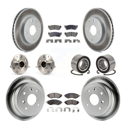 [Avant + Arrière] Kit de Roulement de roue pour Suzuki Forenza Reno Chevrolet Optra Non-ABS KBB-107706 par Transit Auto