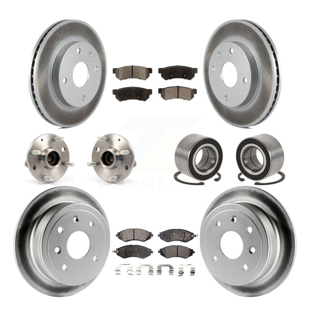 [Avant + Arrière] Kit de Roulement de roue pour Suzuki Reno Chevrolet Optra Non-ABS KBB-107707