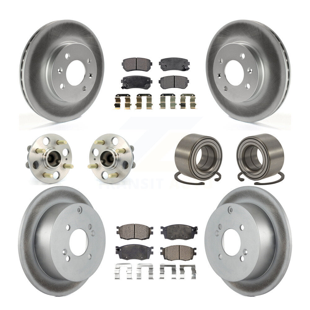 [Avant + Arrière] Kit de Roulement de roue pour Hyundai Accent Kia Rio Rio5 KBB-107711