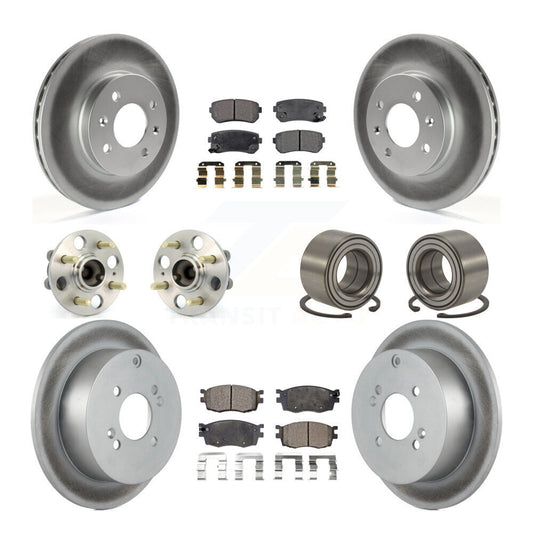[Avant + Arrière] Kit de Roulement de roue pour Hyundai Accent Kia Rio Rio5 KBB-107711