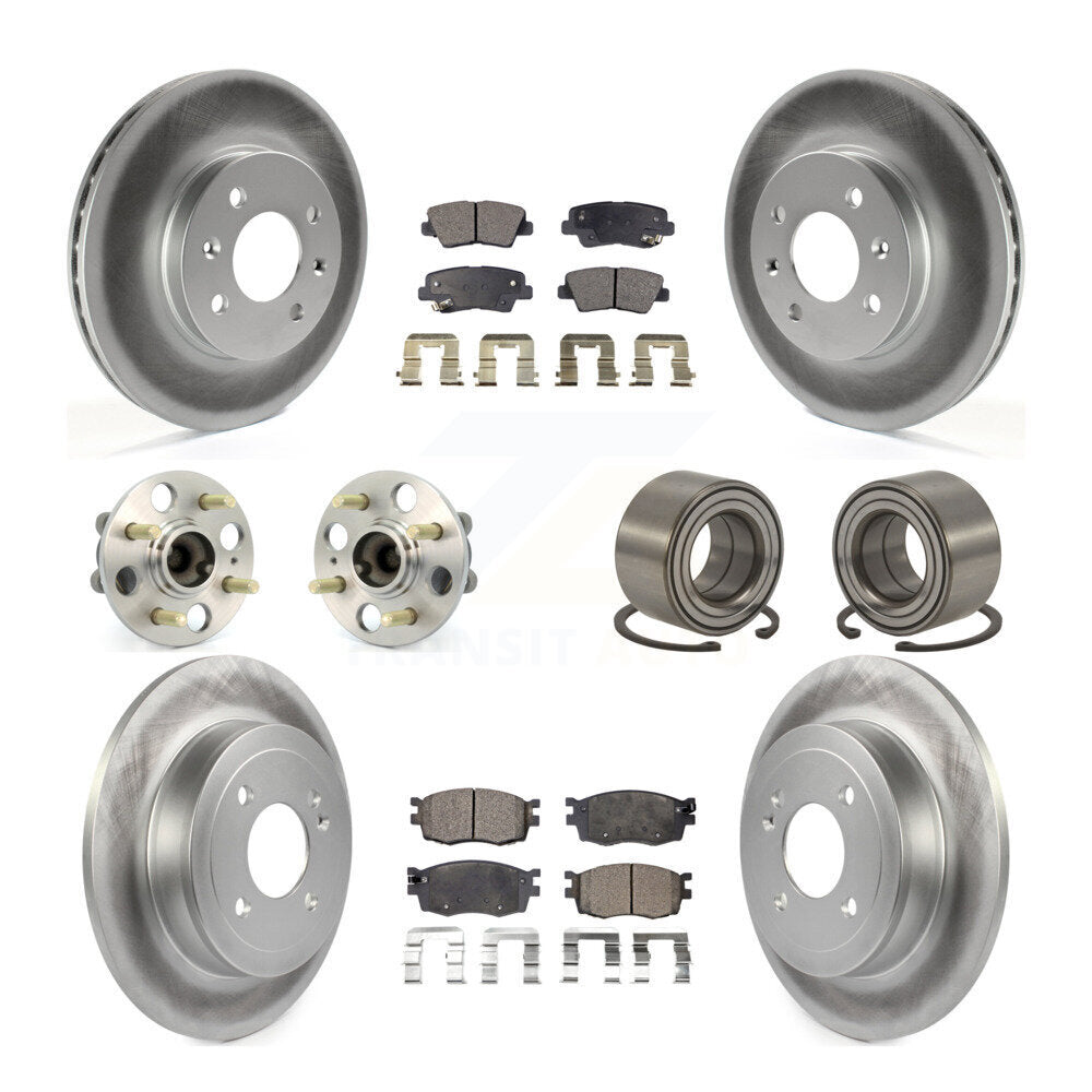 [Avant + Arrière] Kit de Roulement de roue pour 2011 Hyundai Accent 4-Wheel ABS KBB-107712