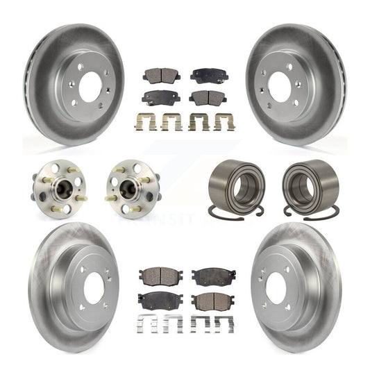 [Avant + Arrière] Kit de Roulement de roue pour 2011 Hyundai Accent 4-Wheel ABS KBB-107712