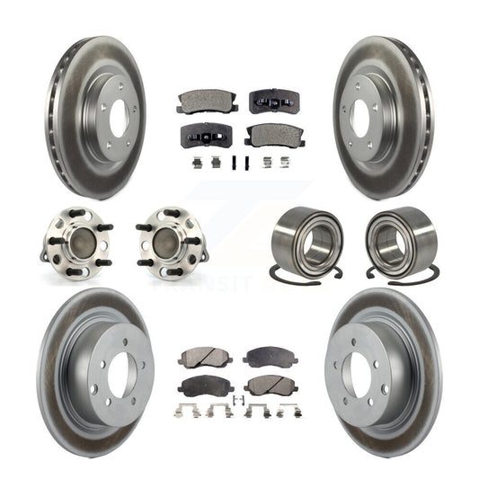 [Avant + Arrière] Kit de Roulement de roue pour Jeep Patriot Compass avec 302mm Diameter Rotor FWD KBB-107722