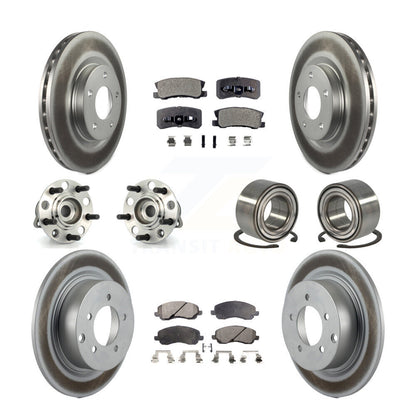 [Avant + Arrière] Kit de Roulement de roue pour Jeep Patriot Compass avec 302mm Diameter Rotor KBB-107725