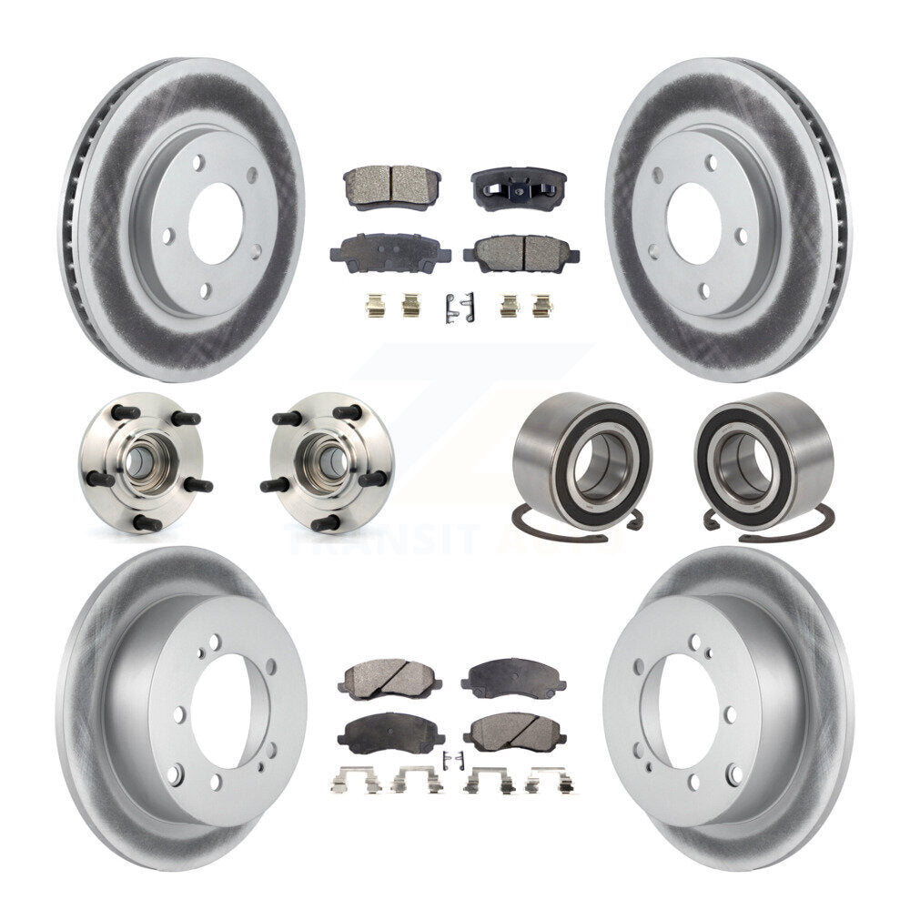 [Avant + Arrière] Kit de Roulement de roue pour 2004-2006 Mitsubishi Lancer Ralliart KBB-107728