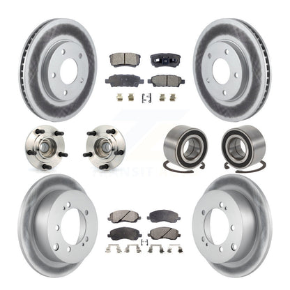 [Avant + Arrière] Kit de Roulement de roue pour 2004-2006 Mitsubishi Lancer Ralliart KBB-107728