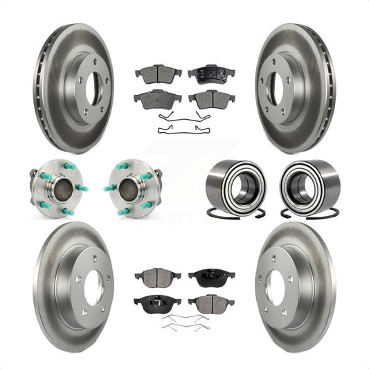 [Avant + Arrière] Kit de Roulement de roue pour 2005 Mazda 3 2.0L avec Non-ABS From 01 05 KBB-107749 par Transit Auto