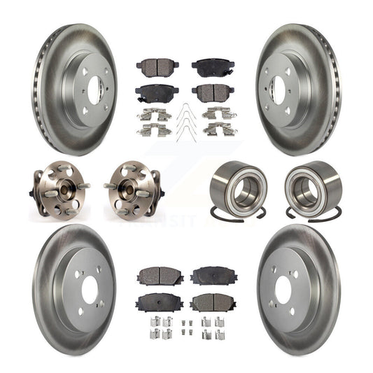 [Avant + Arrière] Kit de Roulement de roue pour Toyota Yaris Japan Production Identified By 1st Digit Of VIN J KBB-107758