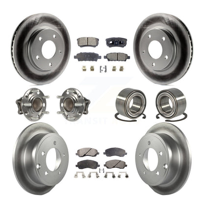[Avant + Arrière] Kit de Roulement de roue pour 2008-2009 Mitsubishi Lancer DE avec FWD Non-ABS KBB-107760