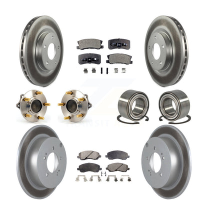 [Avant + Arrière] Kit de Roulement de roue pour 2011 Mitsubishi Outlander FWD avec 3.0L sans 7 Passenger Seating KBB-107773