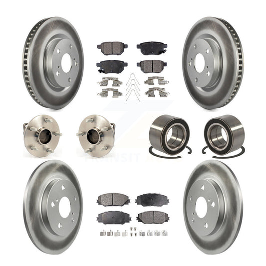 [Avant + Arrière] Kit de Roulement de roue pour 2009-2013 Toyota Matrix S avec FWD 2.4L KBB-107782