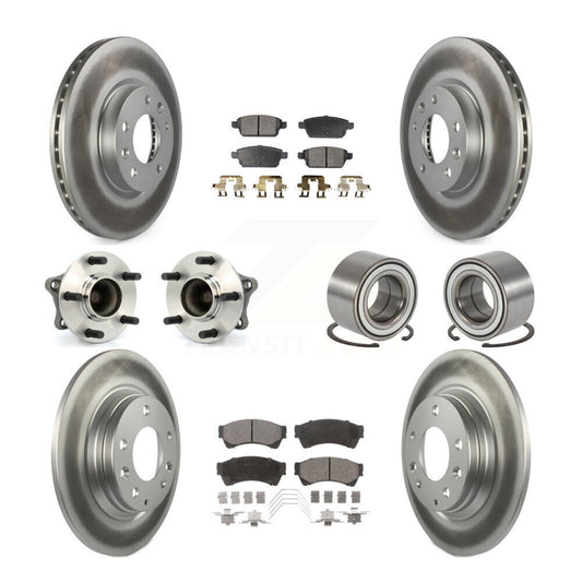 [Avant + Arrière] Kit de Roulement de roue pour 2009-2013 Mazda 6 3.7L KBB-107784