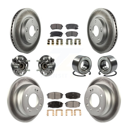 [Avant + Arrière] Kit de Roulement de roue pour 2010 Hyundai Elantra Hatchback avec Non-ABS KBB-107785