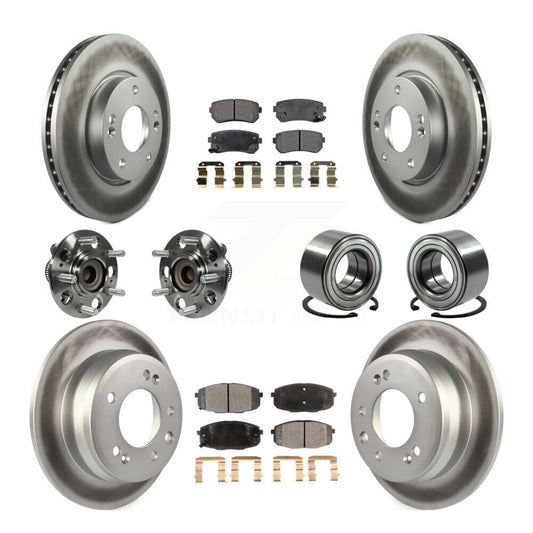 [Avant + Arrière] Kit de Roulement de roue pour 2010 Hyundai Elantra Hatchback avec Non-ABS KBB-107785