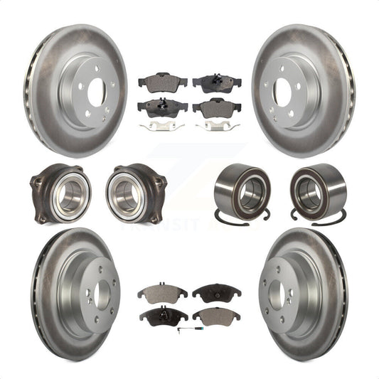 [Avant + Arrière] Kit de Roulement de roue pour Mercedes-Benz E350 E400 avec 322mm Diameter Rotor KBB-107791 par Transit Auto