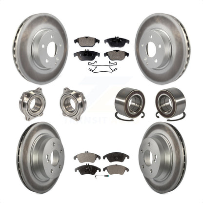 [Avant + Arrière] Kit de Roulement de roue pour 2014 Mercedes-Benz E350 Convertible Coupe avec 322mm Diameter Rotor KBB-107797 par Transit Auto