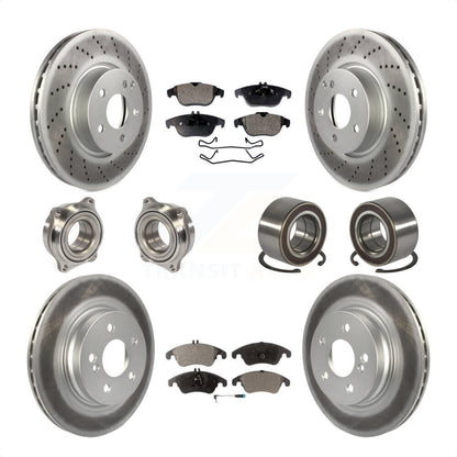 [Avant + Arrière] Kit de Roulement de roue pour Mercedes-Benz E350 C300 C350 KBB-107800 par Transit Auto