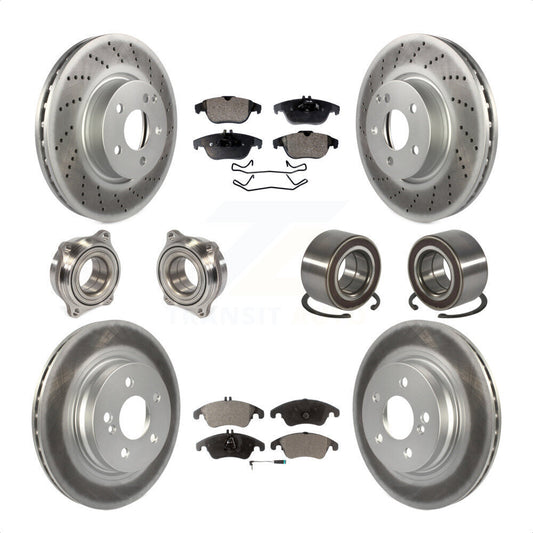 [Avant + Arrière] Kit de Roulement de roue pour Mercedes-Benz E350 C300 C350 KBB-107800 par Transit Auto
