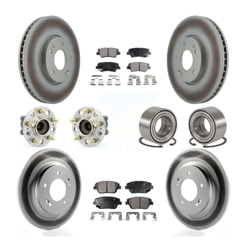 [Avant + Arrière] Kit de Roulement de roue pour 2013 Kia Optima 2.4L avec Electric Parking KBB-107818