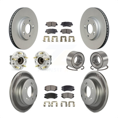 [Avant + Arrière] Kit de Roulement de roue pour 2010 Hyundai Sonata 3.3L KBB-107819 par Transit Auto