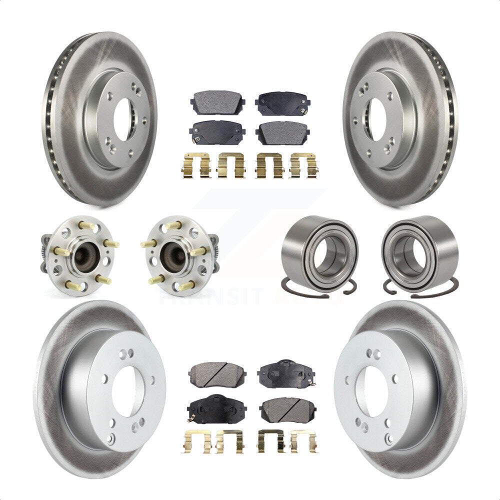 [Avant + Arrière] Kit de Roulement de roue pour 2008-2009 Kia Rondo KBB-107820 par Transit Auto