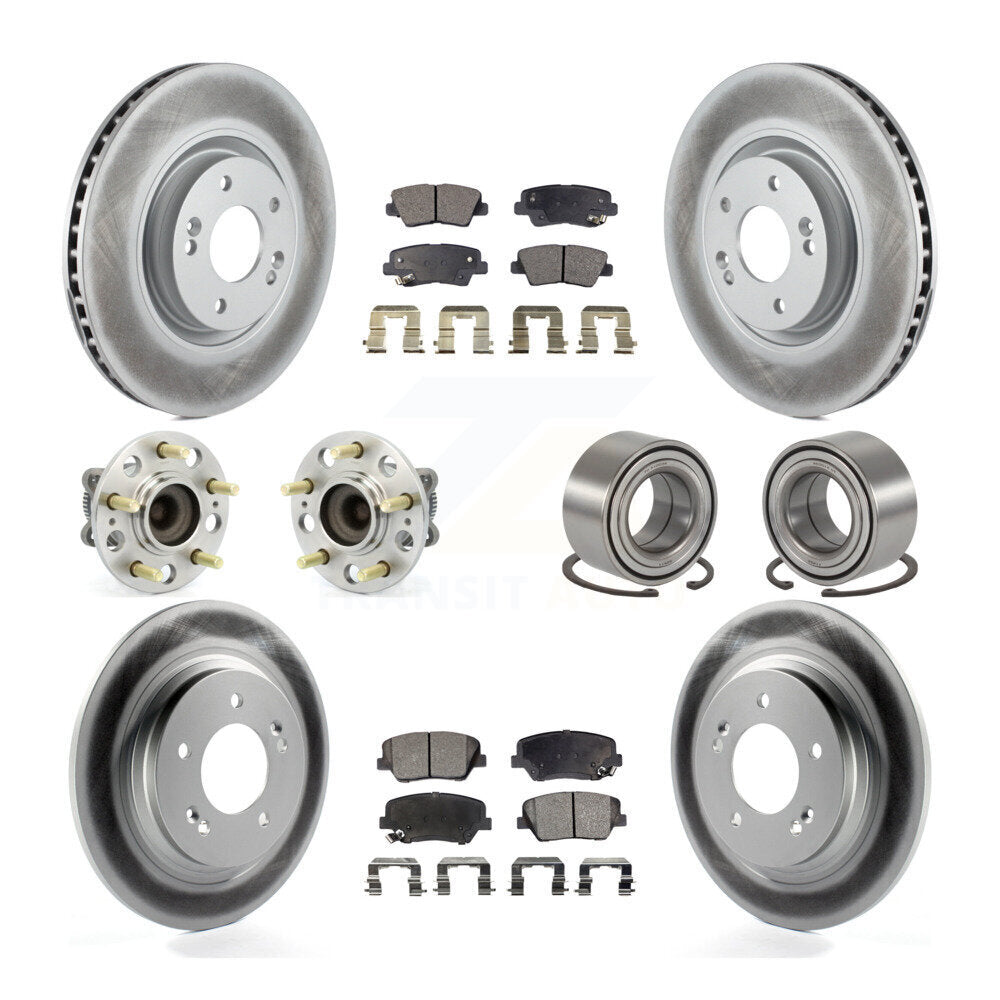 [Avant + Arrière] Kit de Roulement de roue pour 2016-2017 Hyundai Azera Limited KBB-107824