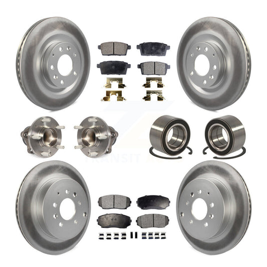[Avant + Arrière] Kit de Roulement de roue pour 2007-2015 Mazda CX-9 FWD KBB-107844