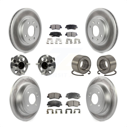 [Avant + Arrière] Kit de Roulement de roue pour 2012-2017 Hyundai Accent KBB-107852 par Transit Auto