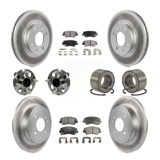 [Avant + Arrière] Kit de Roulement de roue pour 2012-2017 Hyundai Accent KBB-107852 par Transit Auto