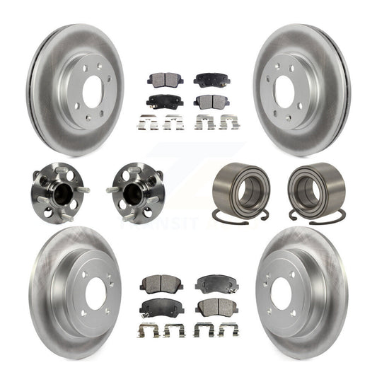 [Avant + Arrière] Kit de Roulement de roue pour 2012-2017 Hyundai Accent KBB-107852