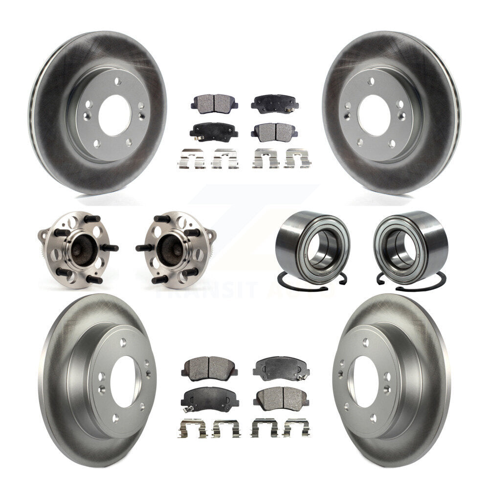 [Avant + Arrière] Kit de Roulement de roue pour Hyundai Elantra Kia Forte Veloster GT Forte5 Coupe Koup KBB-107860