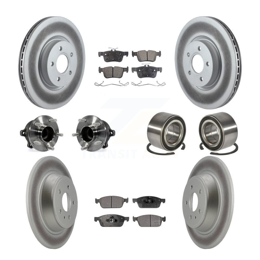 [Avant + Arrière] Kit de Roulement de roue pour Ford Escape Lincoln MKC KBB-107867