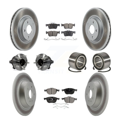 [Avant + Arrière] Kit de Roulement de roue pour 2017-2019 Ford Escape FWD avec 2.5L 1.5L sans Parking Assist KBB-107869