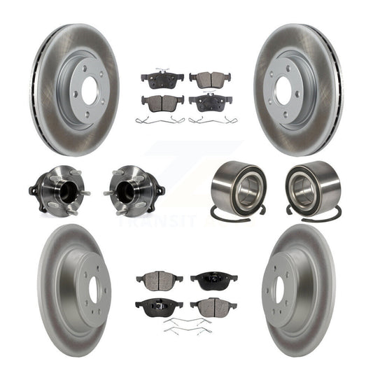 [Avant + Arrière] Kit de Roulement de roue pour 2017-2019 Ford Escape FWD avec 2.5L 1.5L sans Parking Assist KBB-107869