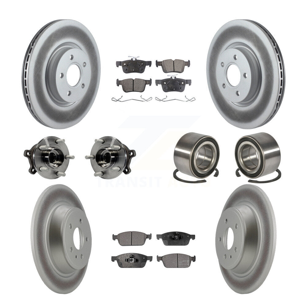 [Avant + Arrière] Kit de Roulement de roue pour Ford Escape Lincoln MKC KBB-107872