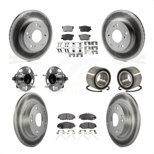 [Avant + Arrière] Kit de Roulement de roue pour 2013-2014 Honda Civic LX avec Manual transmission KBB-107878 par Transit Auto