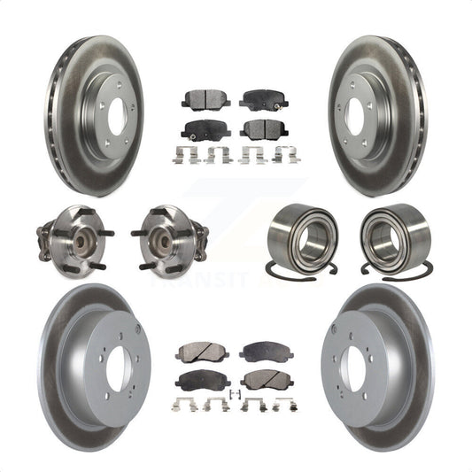 [Avant + Arrière] Kit de Roulement de roue pour 2013 Mitsubishi Outlander FWD avec 3.0L KBB-107892 par Transit Auto