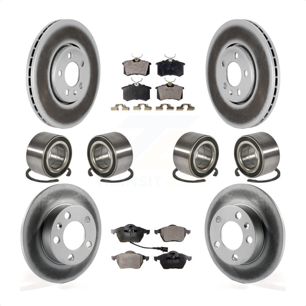[Avant + Arrière] Kit de Roulement de roue pour 2004 Volkswagen Golf 2.8L 1.8L KBB-107906 par Transit Auto