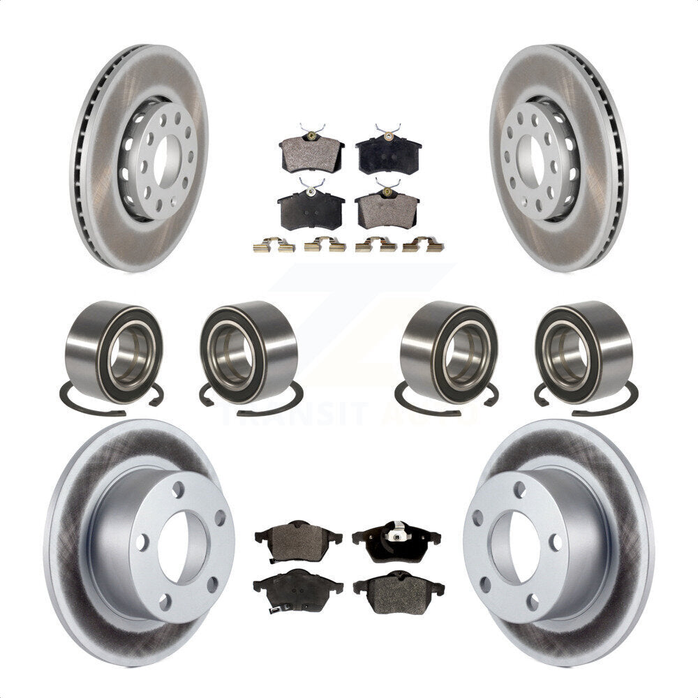 [Avant + Arrière] Kit de Roulement de roue pour 1999 Volkswagen Passat FWD avec 2.8L From Chassis VIN #3BX124708 KBB-107908 par Transit Auto