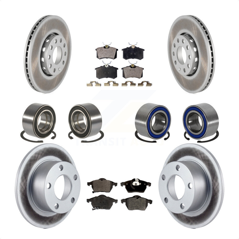 [Avant + Arrière] Kit de Roulement de roue pour 1999 Volkswagen Passat FWD avec 1.8L From Chassis VIN #3BX124708 KBB-107912 par Transit Auto