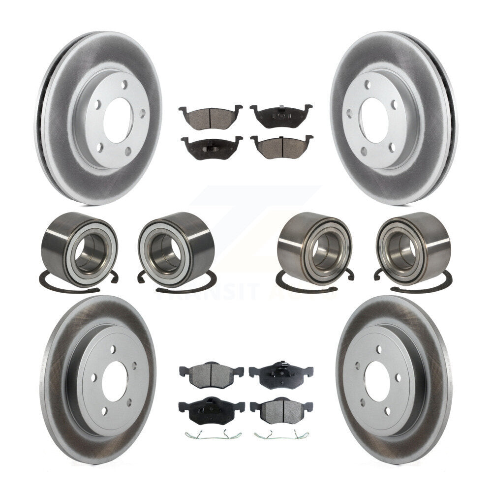 [Avant + Arrière] Kit de Roulement de roue pour Ford Escape Mazda Tribute Mercury Mariner KBB-107917