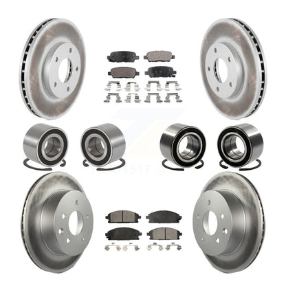 [Avant + Arrière] Kit de Roulement de roue pour 2005-2006 Nissan X-Trail FWD KBB-107935