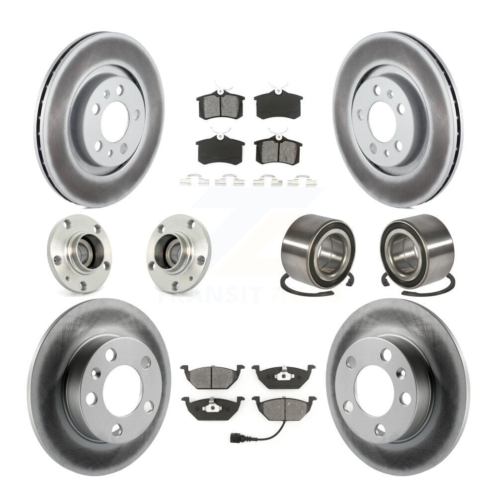 [Avant + Arrière] Kit de Roulement de roue pour 2007-2010 Volkswagen Beetle avec 280mm Diameter Rotor KBB-107963