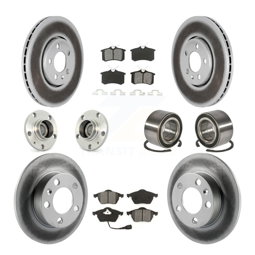 [Avant + Arrière] Kit de Roulement de roue pour 2007-2010 Volkswagen Beetle avec 288mm Diameter Rotor KBB-107965